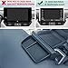 TOPINSTALL Dash Center Console Tray Compatible with 2019-2025 Toyota Rav4 8'' Screen, Dashboard Storage Organizer Solid Plastic Tissue Sunglasses Holder (Not for New 10.5'' Multimedia Display)