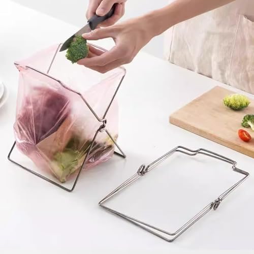 Colador para Fregadero de Cocina Plegable con 100 Bolsas Filtro miniatura 4