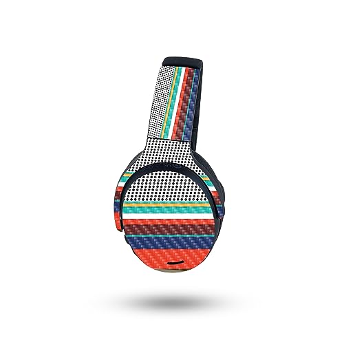 Image of MightySkins Carbon Fiber Skin Compatible with Skullcandy Crusher ANC 2 Protective, Durable Textured Carbon Fiber Finish | Easy to Apply, Remove, and Change Style