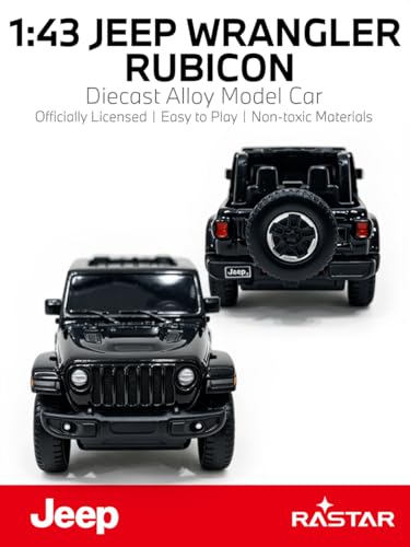 Modelo de Auto Diecast RASTAR 1:43 Jeep Wrangler Rubicon miniatura 2