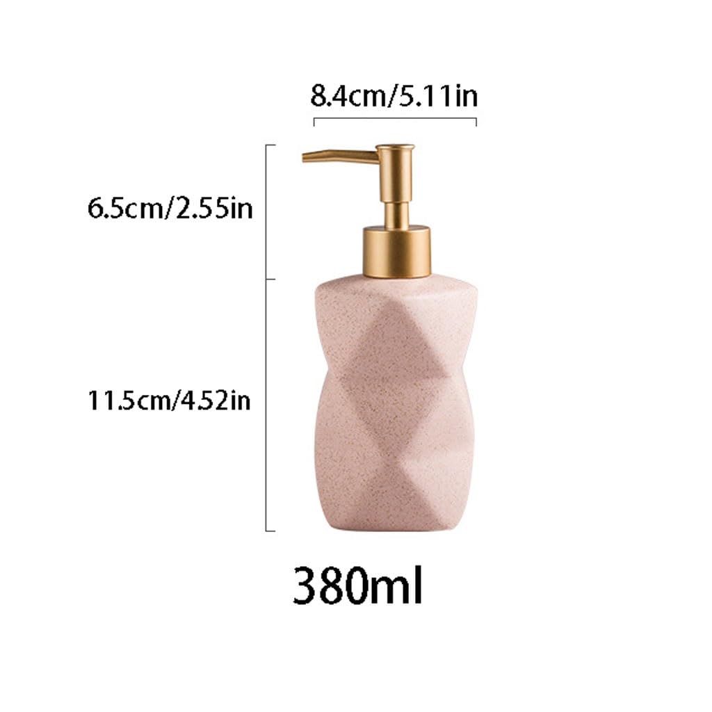 Dozowniki mydła kreatywny design nieregularny ceramiczny dozownik balsamu dozownik mydła sub-butelka wielokrotnego użytku dozownik mydła butelka pianka dozownik mydła do łazienki (C)