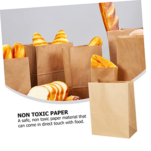 Bolsas de papel kraft Mikinona resistentes a la grasa para hamburguesas y sandwiches 6