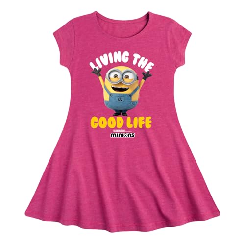 Despicable Me Minions - Living The Good Life - Toddler & Youth Girls Fit & Flare Dress