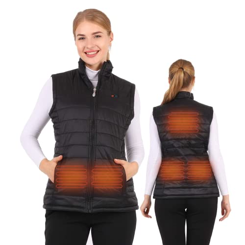Heated Vest for Women, BIAL Lightweight Heated Vest with Battery Pack, Coldweather Women's Rechargeable Electric Slim Heated Jacket Heated Vest for Women, BIAL Lightweight Heated Vest with Battery Pack, Coldweather Women's Rechargeable Electric Slim Heated Jacket