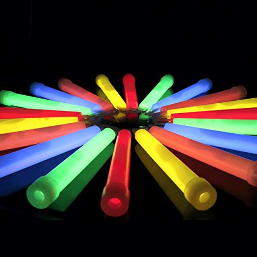 Bastões Neon de Luz Química para Emergências - Lightstick para Camping Mergulho - Glow Sticks Person