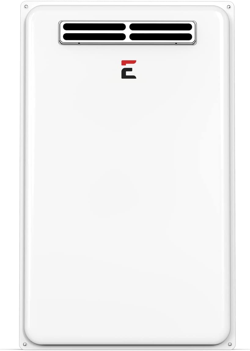 45H-NG Outdoor 6.8 GPM Natural Gas Tankless Water Heater, White
