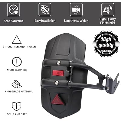 Compatible with KTM Duke 200/250/390 RC390 Motorcycle Rear Mudguard Wheel Fender Splash Guard Shield Black Motorcycle Accessories