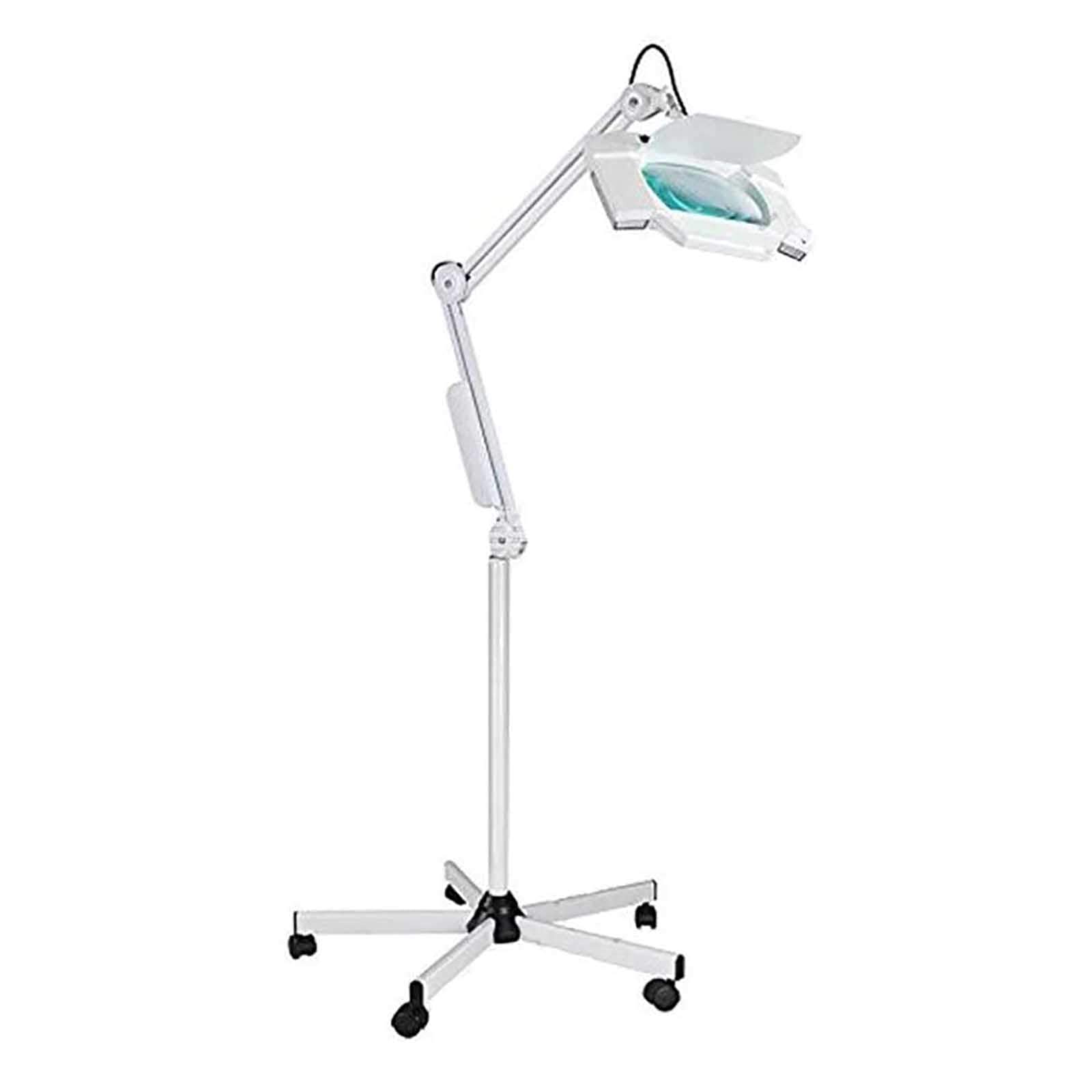 Lampe loupe LED de maquillage et soin visage pour fauteuil de salon esthétique
