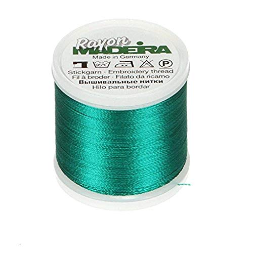 Tacony Corporation Madeira Rayon Thread Size 40 200 Meters-Deep Aqua