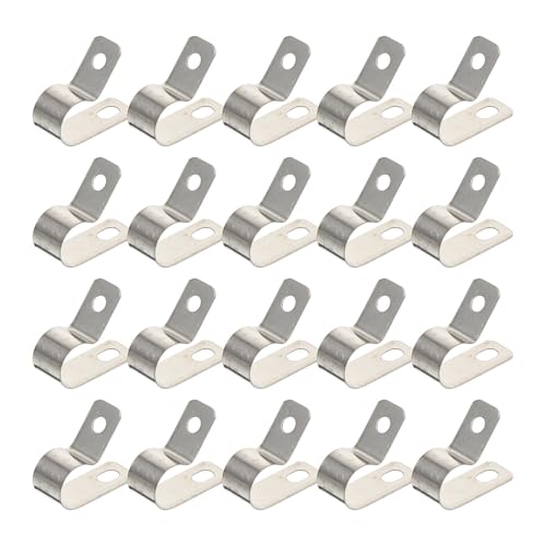 Abrazaderas de cable de aluminio NUOBESTY solución a cables sueltos con clips de pared 2