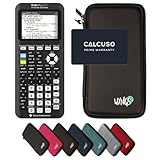 TI-84 Plus CE-T Calcolatrice “Python Edition” con custodia protettiva di WYNGS nera, s...