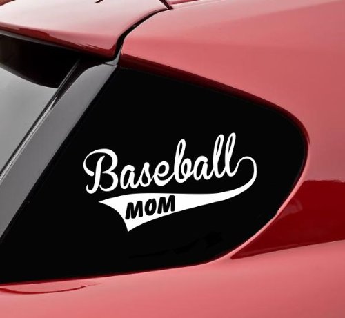 Slap-Art Baseball mom Vinyl Decal Bumper Sticker