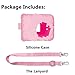 JCHPINE Silicone Cover Case for Bitzee Disney Interactive Toy Digital Pet, Protective Skin Sleeve for Bitzee Disney Virtual Electronic Pets (Pink)