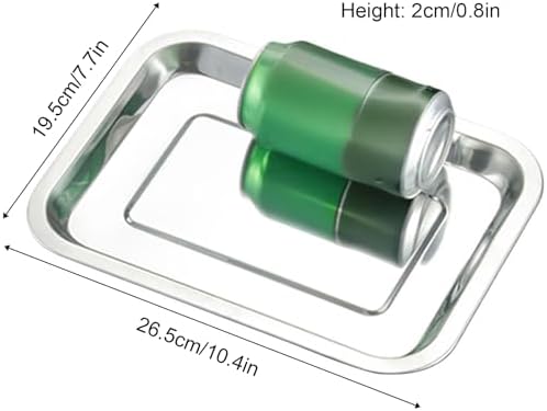 Stainless Steel Baking Sheet with Wire Rack, 0.8in Deep Drip Tray for Turkey, BBQ, Party & Buffet - Large 44.5 x 34.5cm (17.5 x 13.6in) Oil Drip Pan