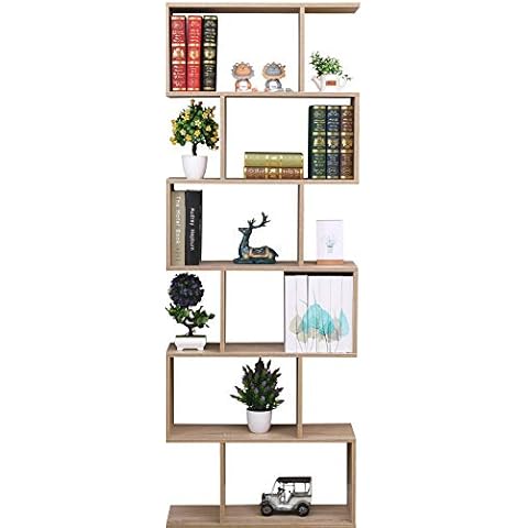 ETNIC ART - Bücherregal, modernes Büroregal, doppelseitig Cover