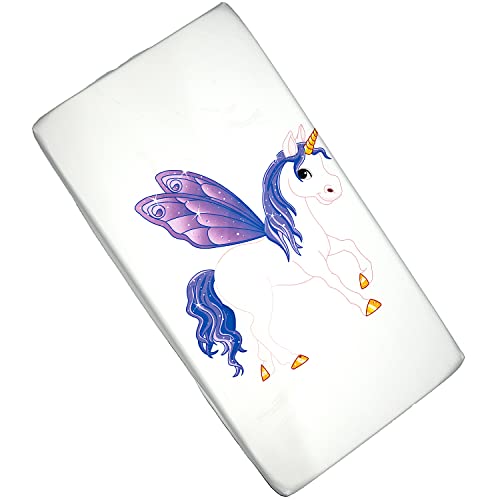 4 Pack Ultra Soft Crib Sheets Pink White Horses For Girls Baby Toddler Mattress Cover Colorful Rainbow Unicorn Fitted Sheet, Animal Sheet Set For Infant, Purple Wings Unicorn (Group 2) #TOP7