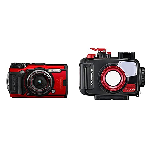 Camaras Digitales Con Wifi Olympus Tough TG-6 Cámara De Acción, 12 Megapíxeles, Estabilización De Imagen Digital, 4X Zoom De Gran Angular, Vídeo...
