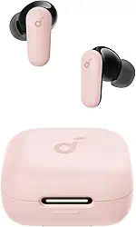 soundcore P30i da Anker, Fone de Ouvido Bluetooth 5.4 com Cancelamento de Ruído Adaptativo, Graves Poderosos, 45H de Reprodução, Estojo 2-em-1 com Suporte para Celular, IP54, Fone sem fio TWS, Rosa