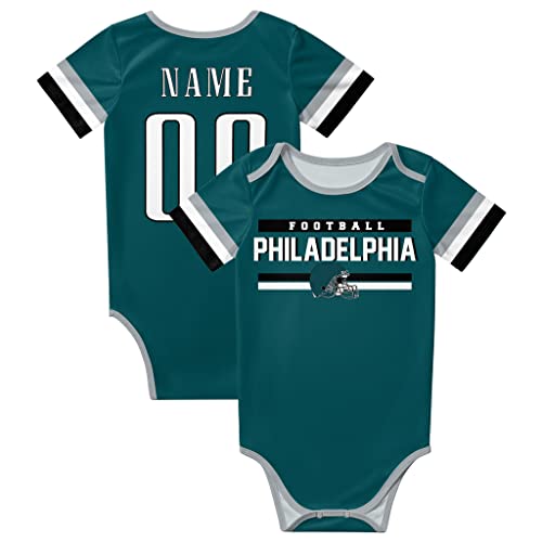 Baby Clothes Unisex Baby Short Sleeve Bodysuits Custom Name Number for Boy Girl Personalized Gift