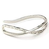 [Brilliet(ブリリエット)]イヤーカフ シルバー【日本全量検品】【ジュエリー老舗コラボ】ロングクロス 片耳