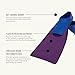 FINIS Long Floating Swim Fins - Training Fins for All Ages - Improves Kick Technique & Body Position - Blue/Purple - 4XS
