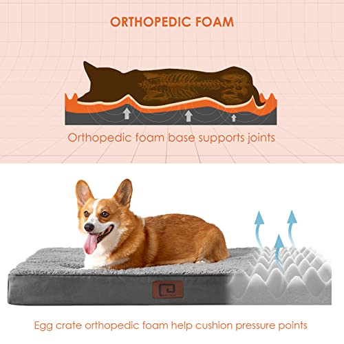 Eheyciga ECUK22PPT1SA03XLP Orthopedic Xl Dog Beds For Extra Large Dogs With Removable Washable Cover thumb #1