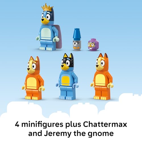 LEGO Bluey: Bluey's Family House Toy - Modular Playset with Multiple Rooms, a Garden, 4 Minifigures & Fun Accessories - Birthday Gift for 4+ Year Old Girls & Boys or TV Show Fans - 11203 - Image 5