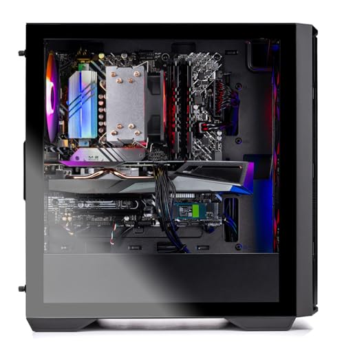Image of Skytech Gaming Rampage Gaming PC, AMD Ryzen 7 7700 3.8GHz, AMD RX 9070XT 16GB VRAM, 1TB NVMe SSD, 16GB DDR5 RAM 5200, 850W Gold ATX 3 PSU, Wi-Fi, Win 11, Desktop