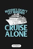 Funny Cruise Ship Vacationer Gift Idea B41088 Notebook: Journal, 6x9 120 Pages, Lined College Ruled Paper, Planner, Diary, Matte Finish Cover