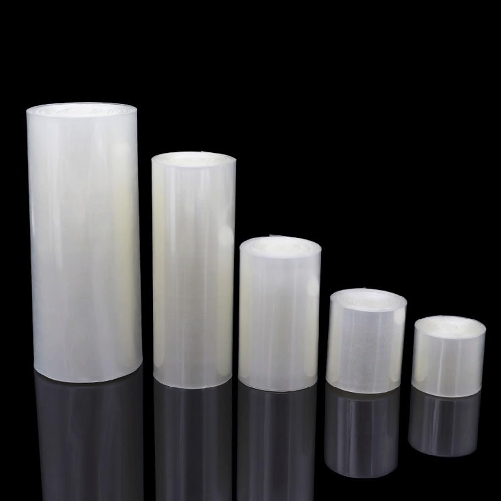 Rurka termokurczliwa, 1 metr przezroczystej rurki termokurczliwej z PVC Izolowana folia do pakowania Okłady rękawowe szt(Width 220mm Dia140mm)
