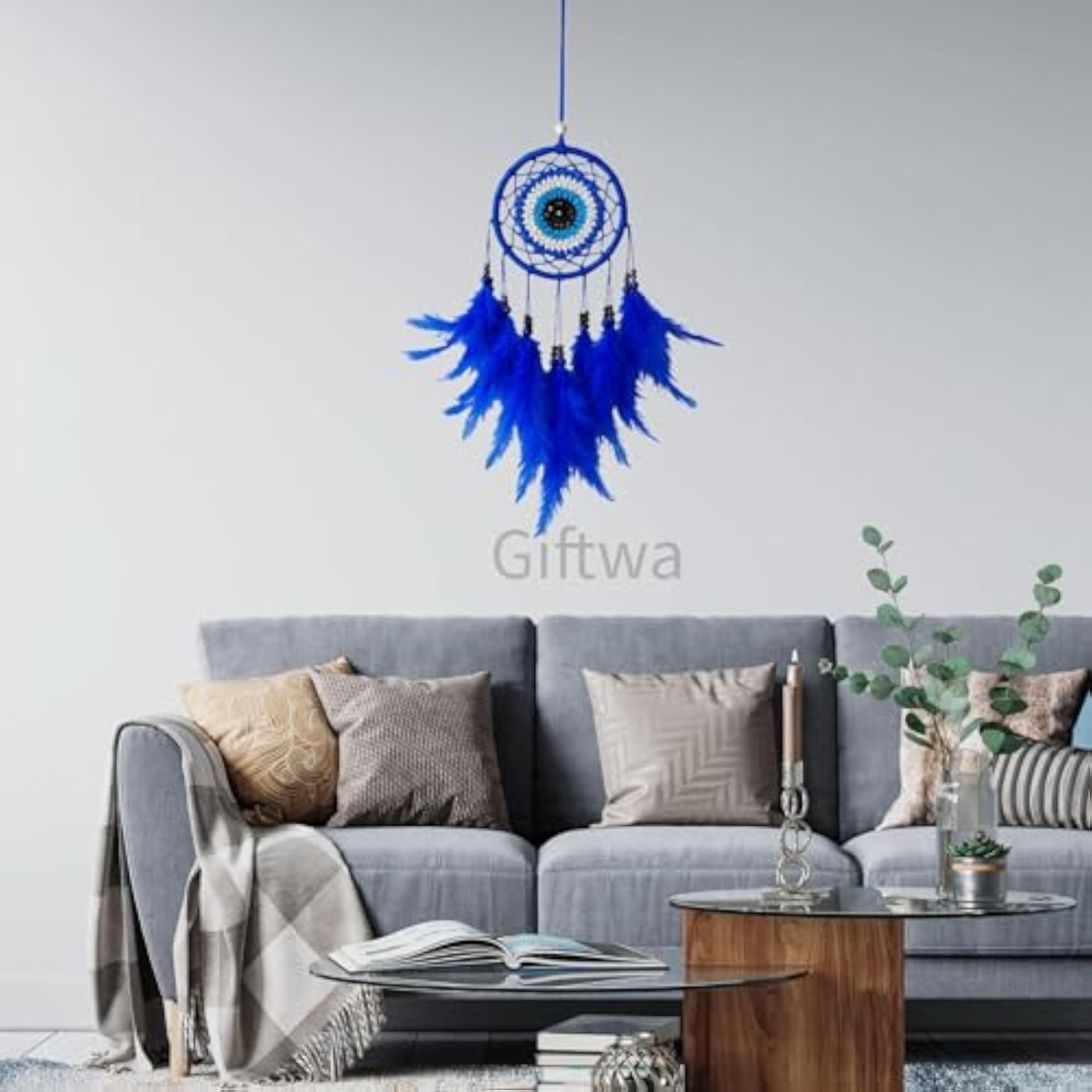 Evil Eye Dream Catcher, Hanging for Car & Wall Decoration