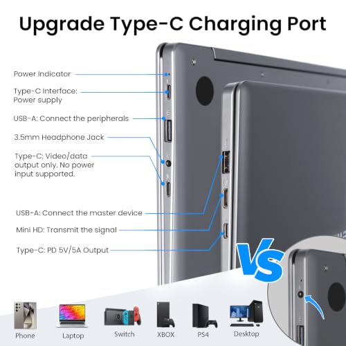 Image of ELECROW 15.6 Inch Portable Monitor with Keyboard, Lapdock Display with Built-in Battery & RPi5 Adapter, 1080P FHD IPS USB C Computer Monitors Compatible with Raspberry Pi, PC, Phone, Mac, Game Console