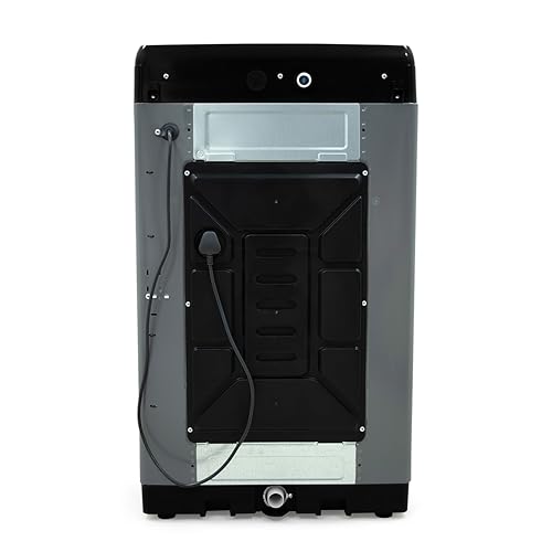 Image of Midea 7.5kg 5-Star Top Load | Fully Auto | Hydrowave Stainless Tub | 10 Programs | 700 RPM | Intelligent Sensors | Auto Tub Clean | Magic Filter | Child Lock | Glass Lid | (MWMTL075FP1ENIG, Inox Grey)