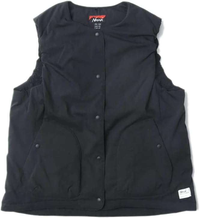 NANGA × BORNFREE ダウンベスト 日本製 M グレー メタルボタン