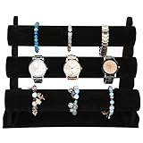 Utilisation pour: Texture fine, finition soignée, conçue pour la présentation et le stockage de bracelets, montres et autres bijoux, bien construite et robuste.Gardez tous vos bijoux bien organisés bien organisés.