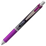 Pentel EnerGel RTX Retractable Liquid Gel Pen, (1.0mm) Metal Tip, Bold Line, Assorted Ink Colors (Red, Blue, Green, Violet) – view 6