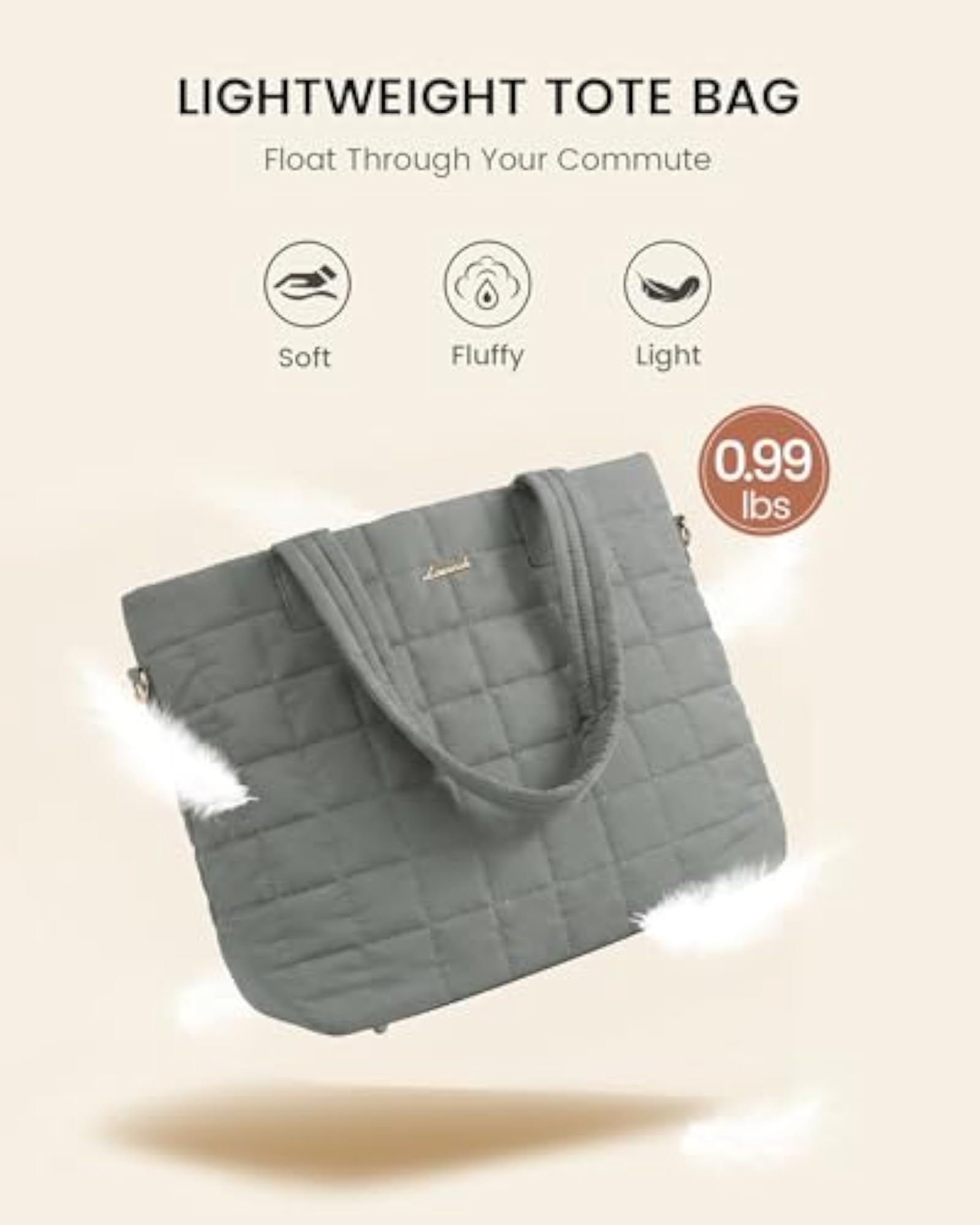 15.6 Inch Laptop Handbag for Women, Work Bag
