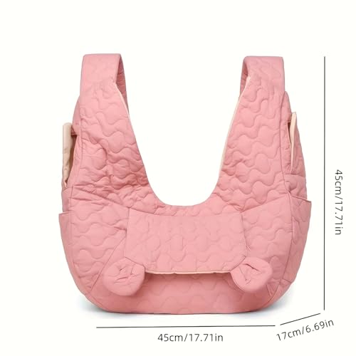 Mochila para perros transpirable con bolsillos de almacenamiento para viajes cómodos 7