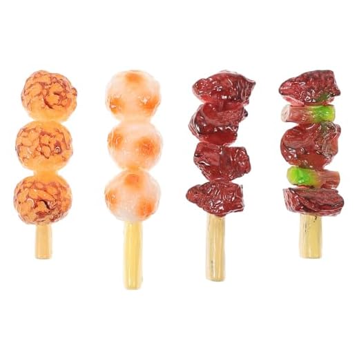 NUOBESTY 8pcs Kids Barbecue Toy Playset Pretend Play BBQ Grill Toy Artificial Roast Beef Model Toy Children Kitchen Cooking Food Pretend Play Accessories