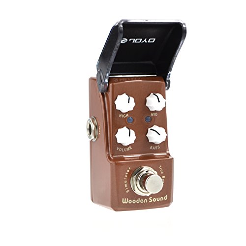 JOYO JF-323 Wooden Sound Acoustic Simulator Pédale d’effet pour guitare - Les Beatles, Paul McCartney, John Lennon, RIngo Starr, George Harrison JOYO JF-323 Wooden Sound Acoustic Simulator Pédale d'effet pour guitare – Image 3