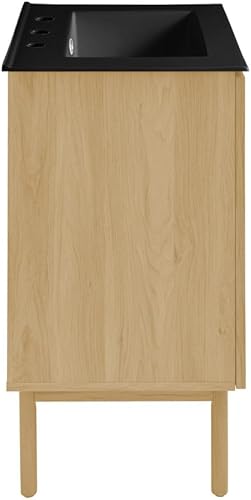 Vista 504 de Swiss Madison Classe - Lavabo de baño de roble de 24 pulgadas incluido