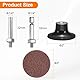 QUARKZMAN 23-teiliges Quick Change Discs Set 2 Roll Lock Schleifscheiben mit 1/4 Schaft Pad Halter 60 Körnung Oberflächenkonditionierungsscheibe für Polieren Rostentfernung