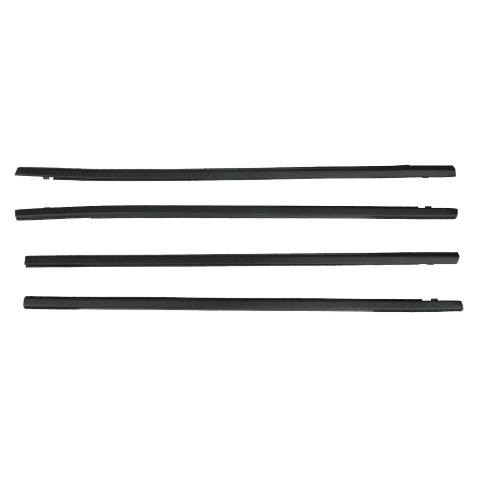 Automotive Window Seals for Civic 4-Door Sedan 2016-2021 4pcs Car Weatherstrip Window Door Moulding Trim Seal Belt 72410TEAT01 72450TEAT01