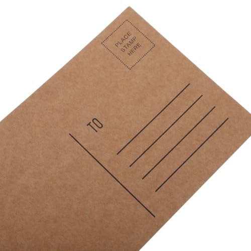 Cartes postales vierges kraft 10x15 Kisangel pour anniversaire