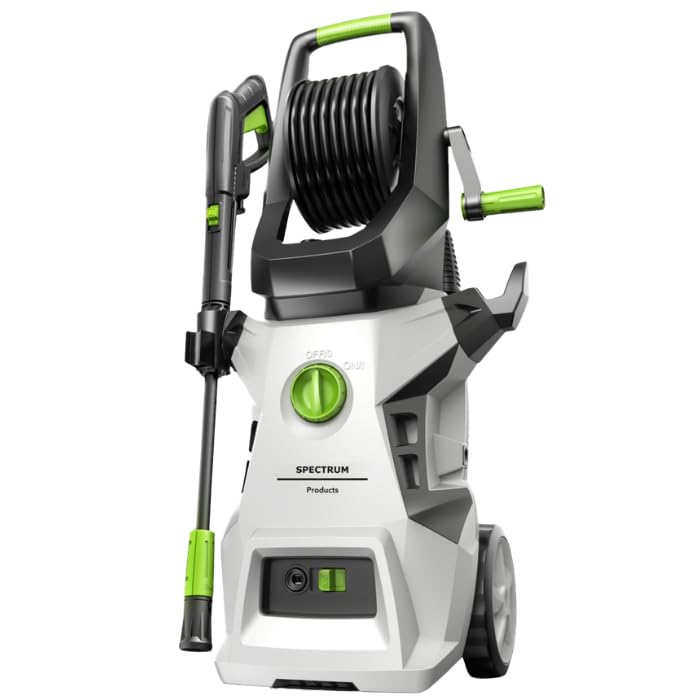 Spectrum LPW2200 Electric Pressure Washer, 2200W, 170 Bar, 9kg, 5m Hose