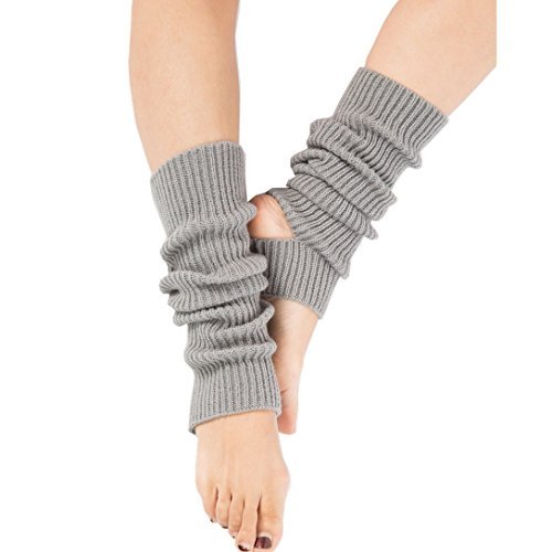 Yoga Socks for Women Girls Workout Socks Toeless Training Dance Leg Warmers