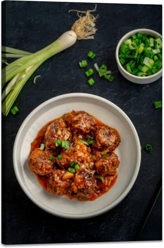 Canvas Wall Art for Living Room Veg Manchurian very popular