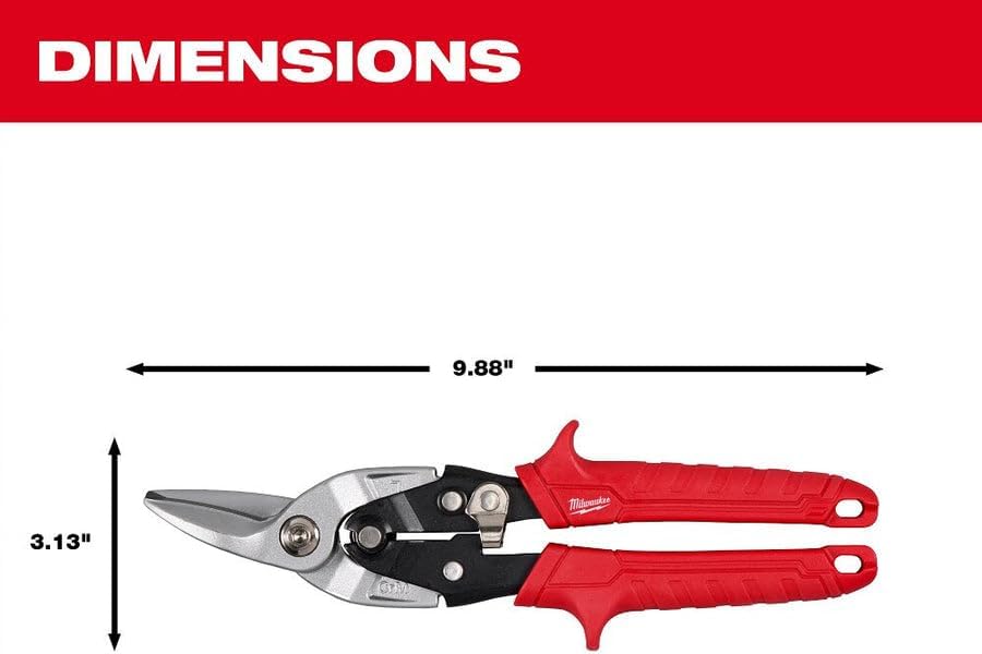 Milwaukee Electric - Left Cutting Aviation Snips