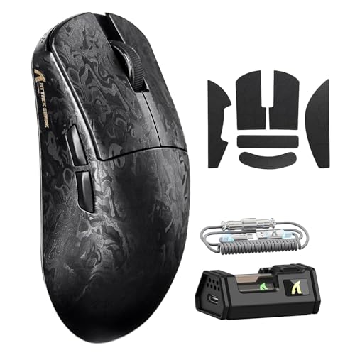 ATTACK SHARK R11 Ultra 8K Carbon Fiber Wireless Gaming Mouse...