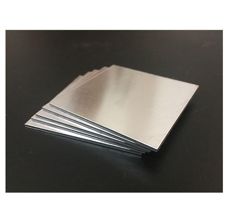 Kwweeoo Aluminum Sheet, 1060 Pure Aluminum,20pcs 4 x 100 x 200 mm for Laser Engraving, Parts Machining, Customized According to Drawing